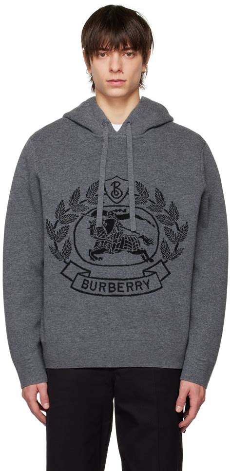 burberry brit hoodie women grey|Burberry hoodie xxl.